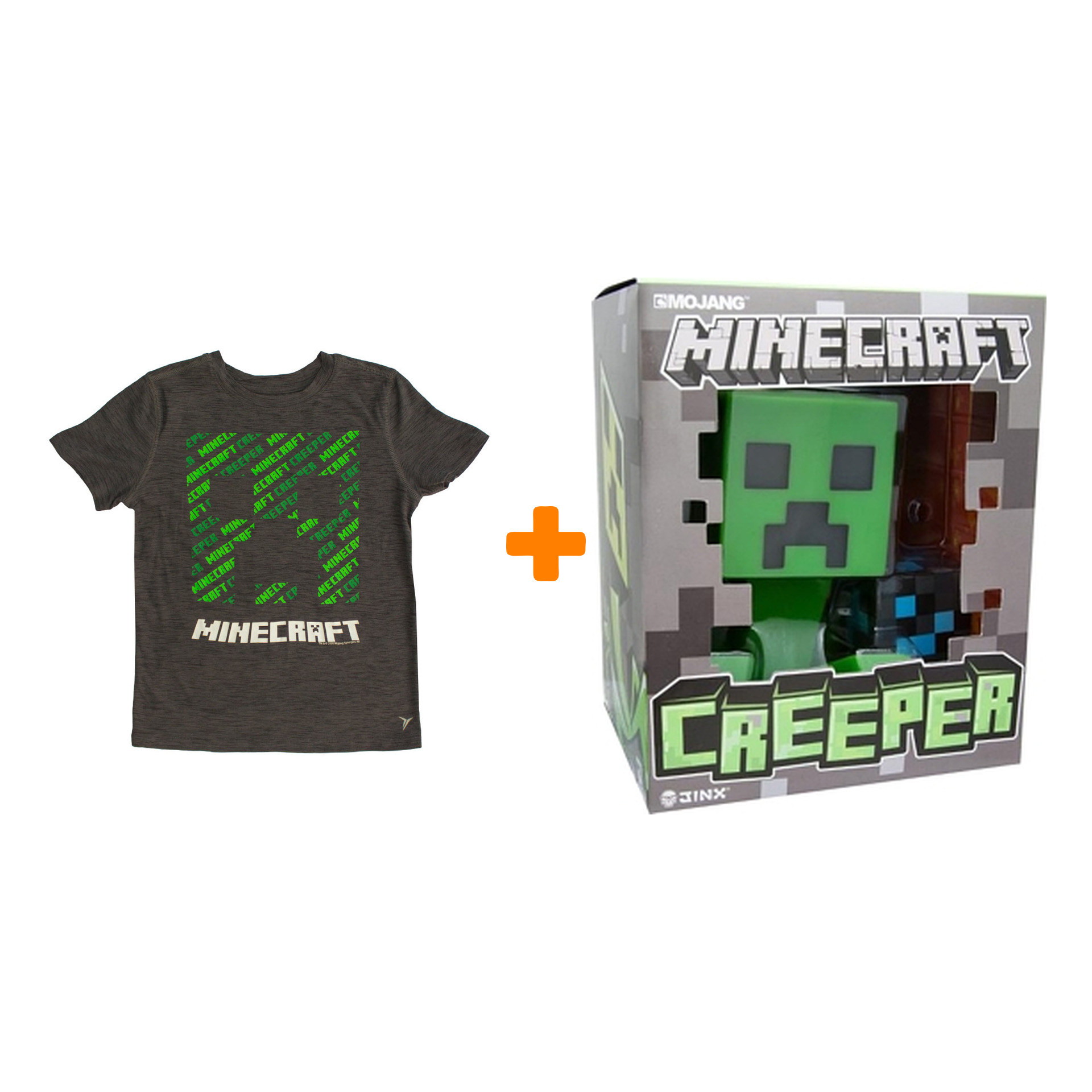 

Набор Minecraft (фигурка Minecraft: Creeper + футболка Minecraft Creeper XS)