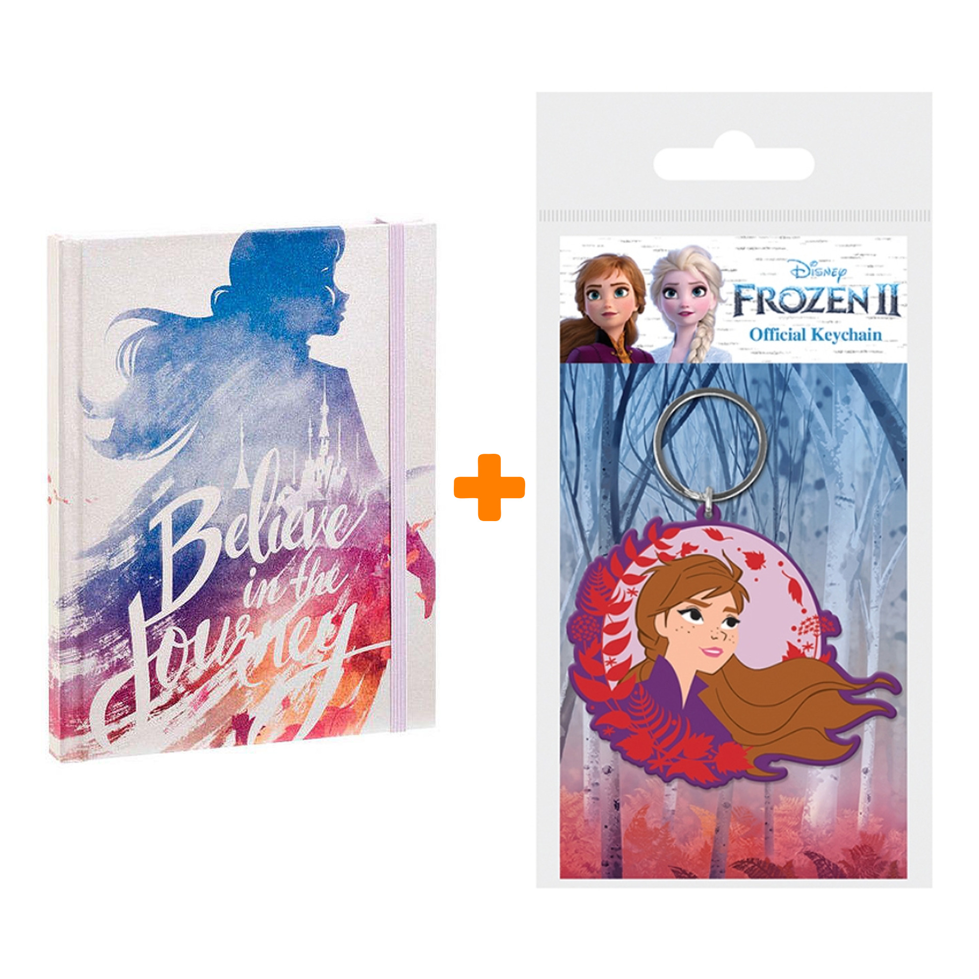 Набор Frozen (блокнот Frozen 2 + брелок Frozen 2 Anna) цена и фото