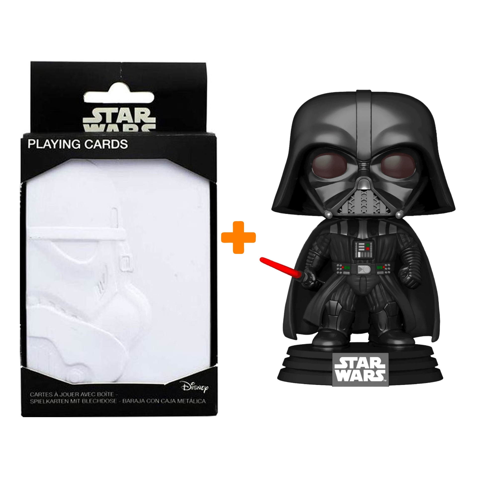

Набор фигурка Star Wars Obi-Wan Kenobi Darth Vader + карты игральные Star Wars