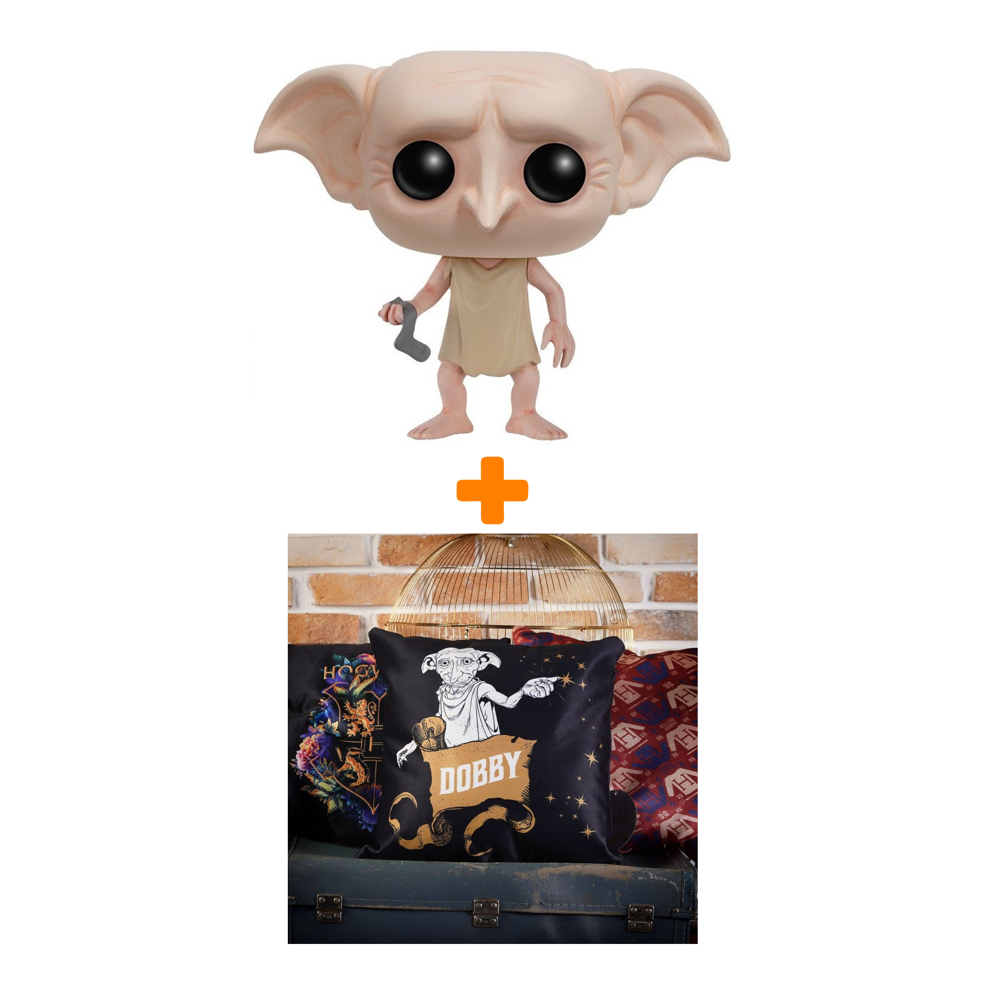 

Набор фигурка Harry Potter Dobby + подушка Harry Potter Dobby