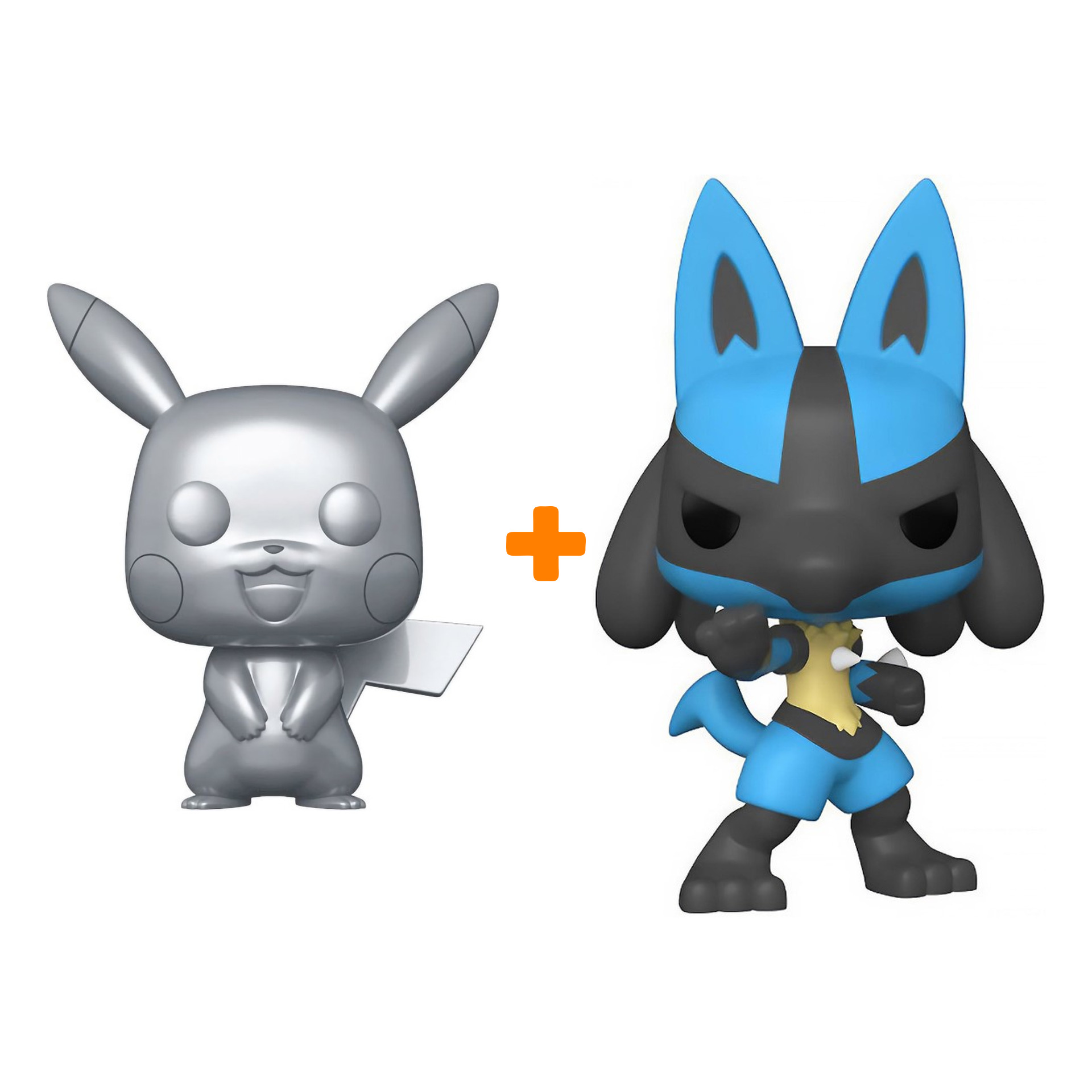 

Набор фигурок Pokemon Pikachu Metallic + Lucario