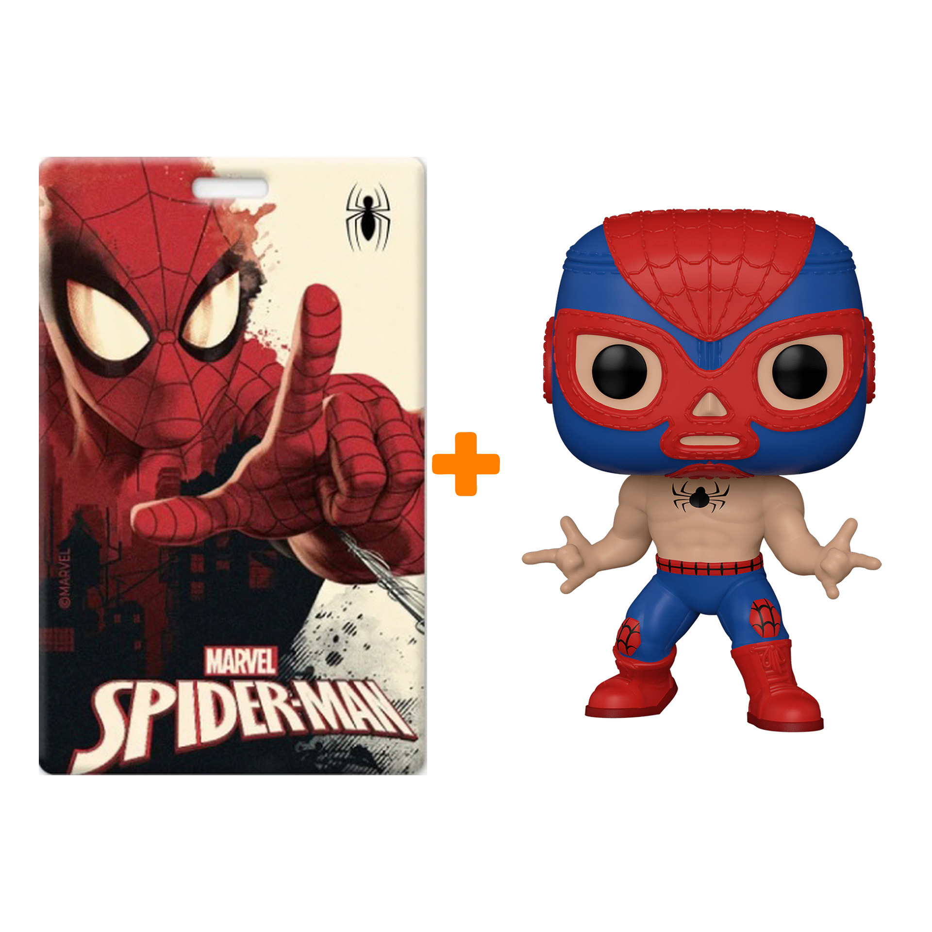 

Набор фигурка Marvel Lucha Libre Edition El Aracno Spider-Man + кардхолдер
