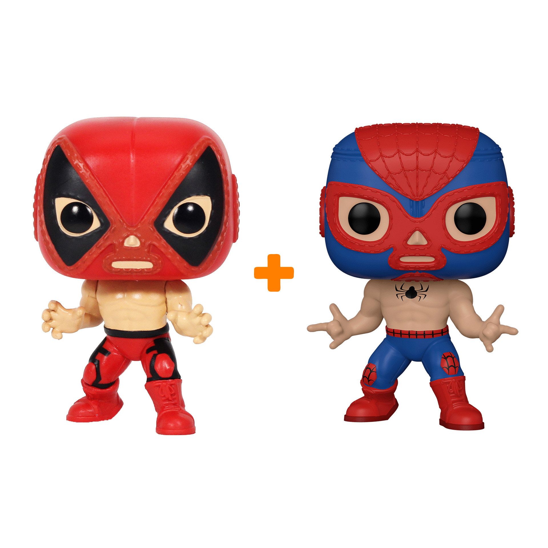 

Набор фигурок Marvel Lucha Libre Дэдпул + Человек-Паук