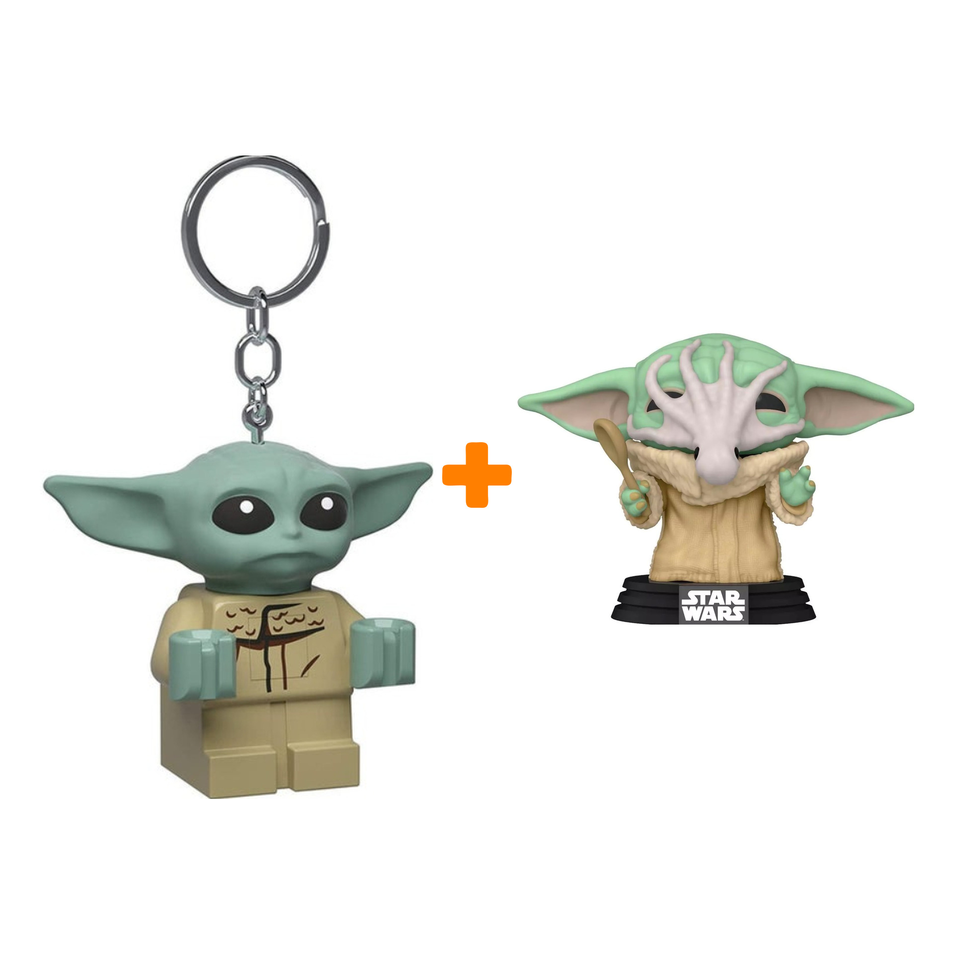 

Набор фигурка Star Wars The Mandalorian Grogu + брелок-фонарик