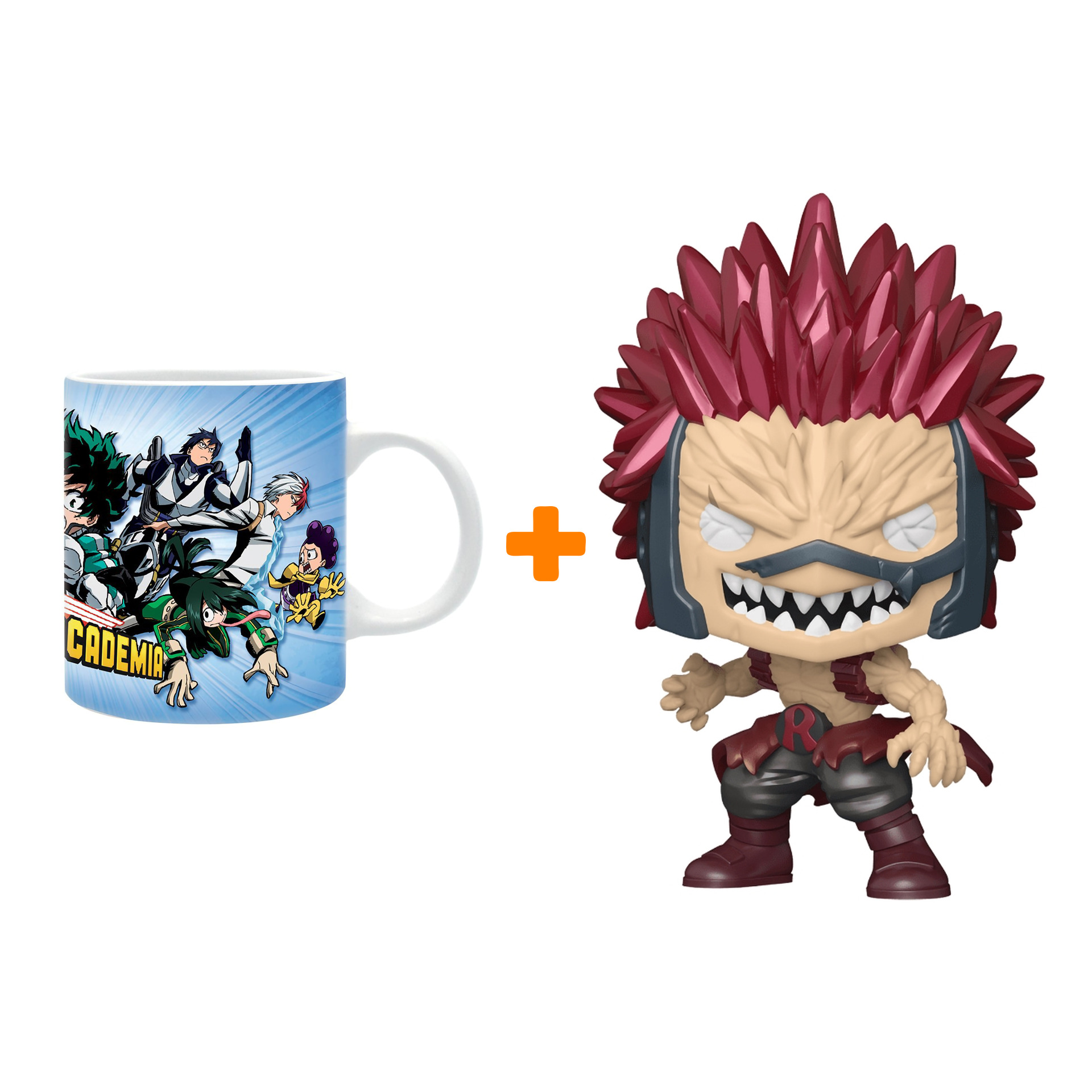 Набор фигурка My Hero Academia Eijiro Metallic + кружка Heroes