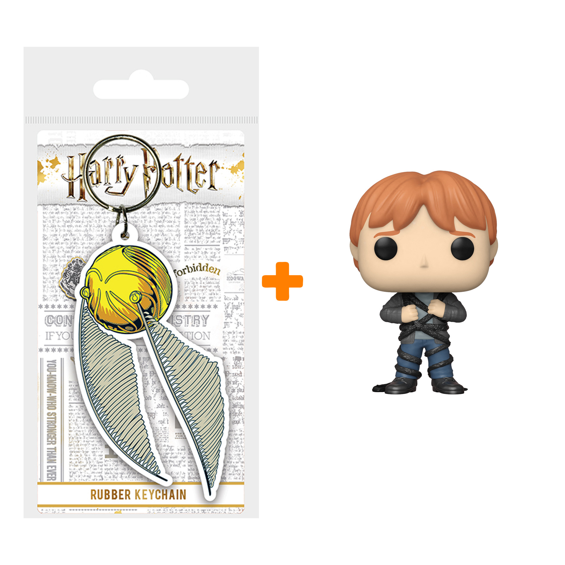 Набор фигурка Harry Potter Ron Weasley + брелок Snitch