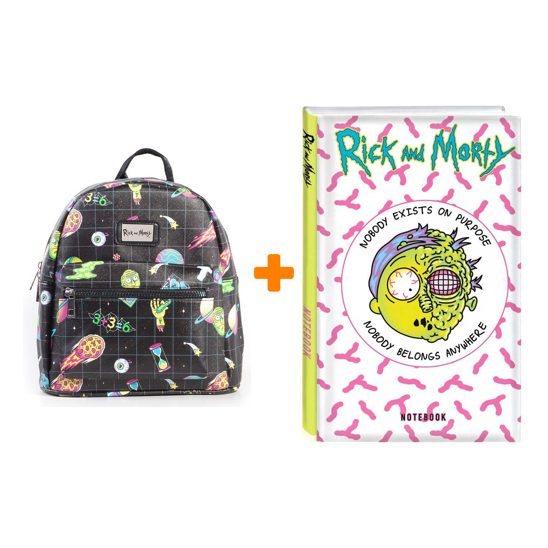 

Набор Rick And Morty рюкзак + блокнот Морти
