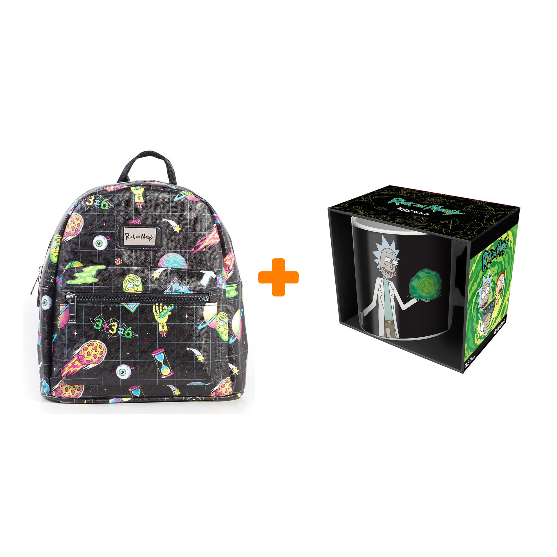Набор Rick And Morty рюкзак + кружка Изотоп