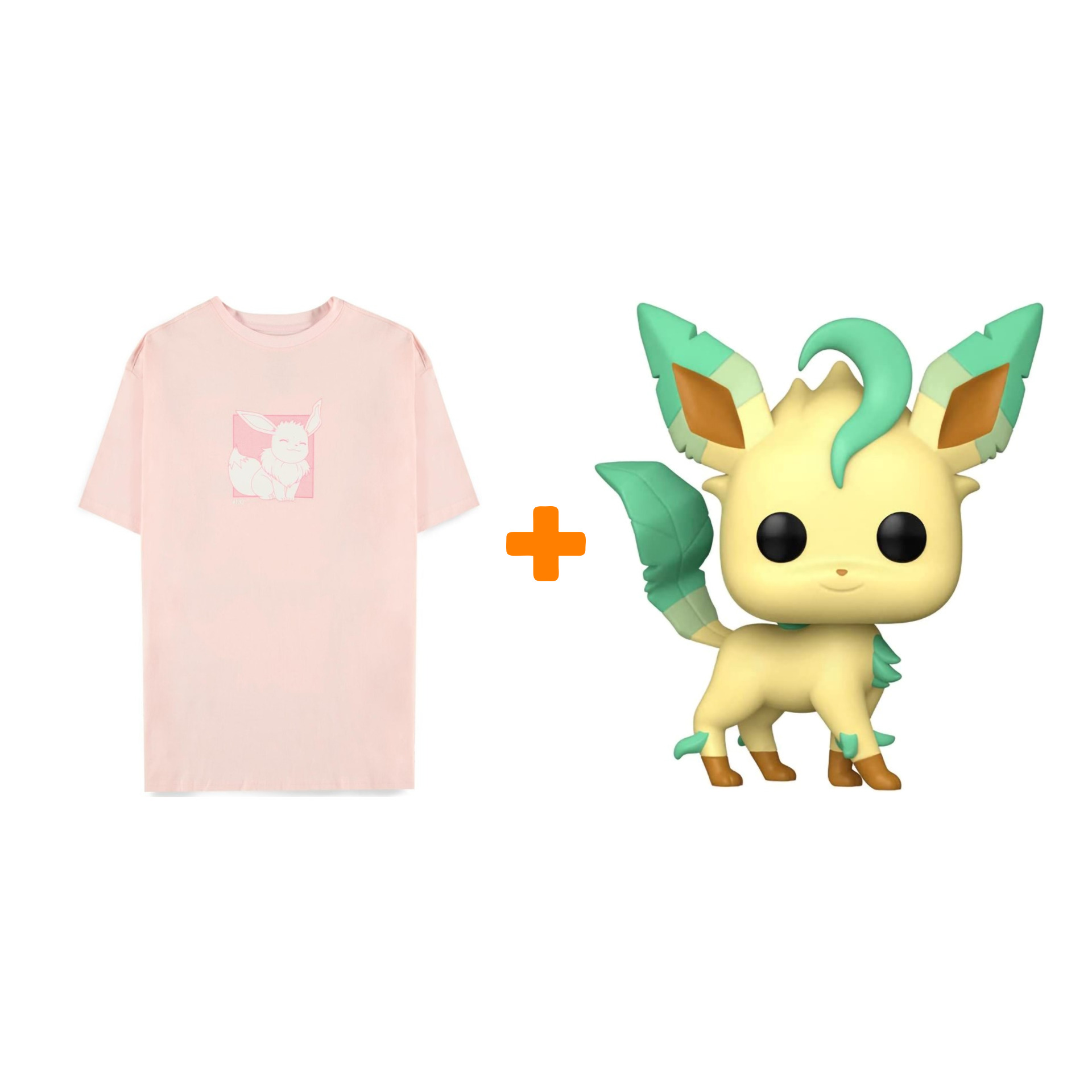 

Набор Pokemon фигурка Leafeon + футболка Eeveelutions S