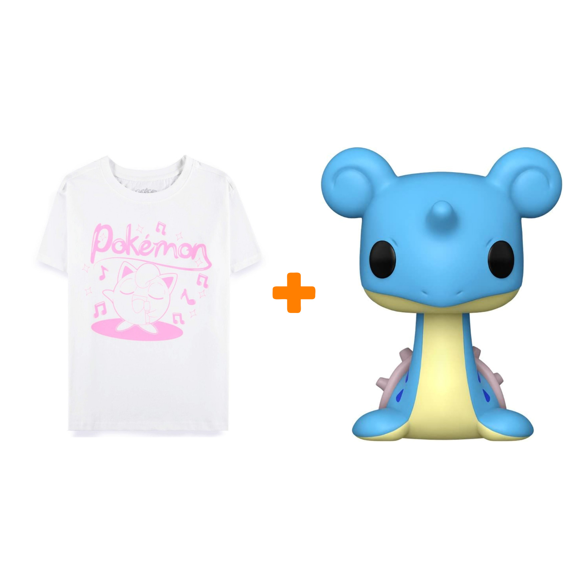 Набор Pokemon фигурка Lapras + футболка Jigglypuff Sing L