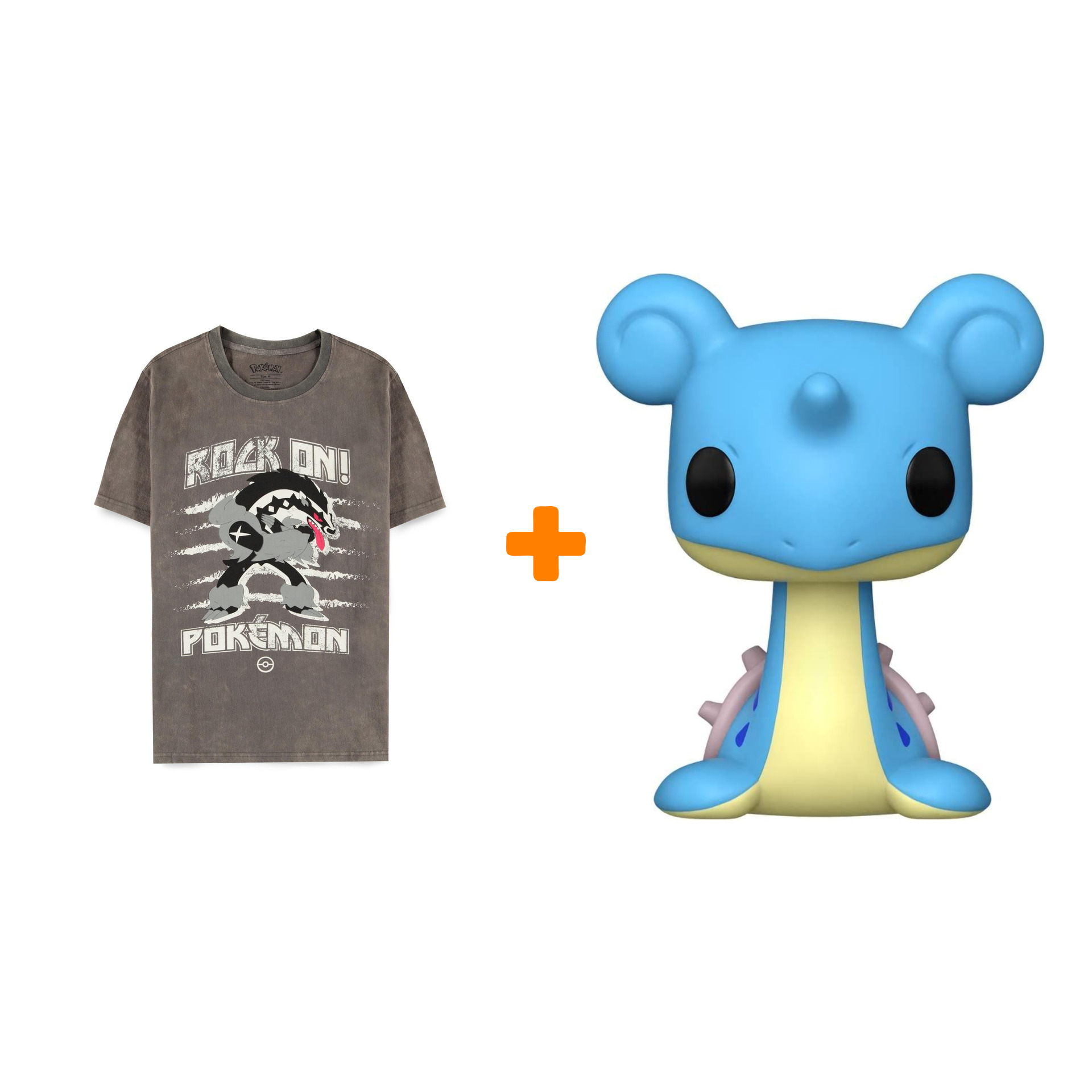 Набор Pokemon фигурка Lapras + футболка Obstagoon Punk S