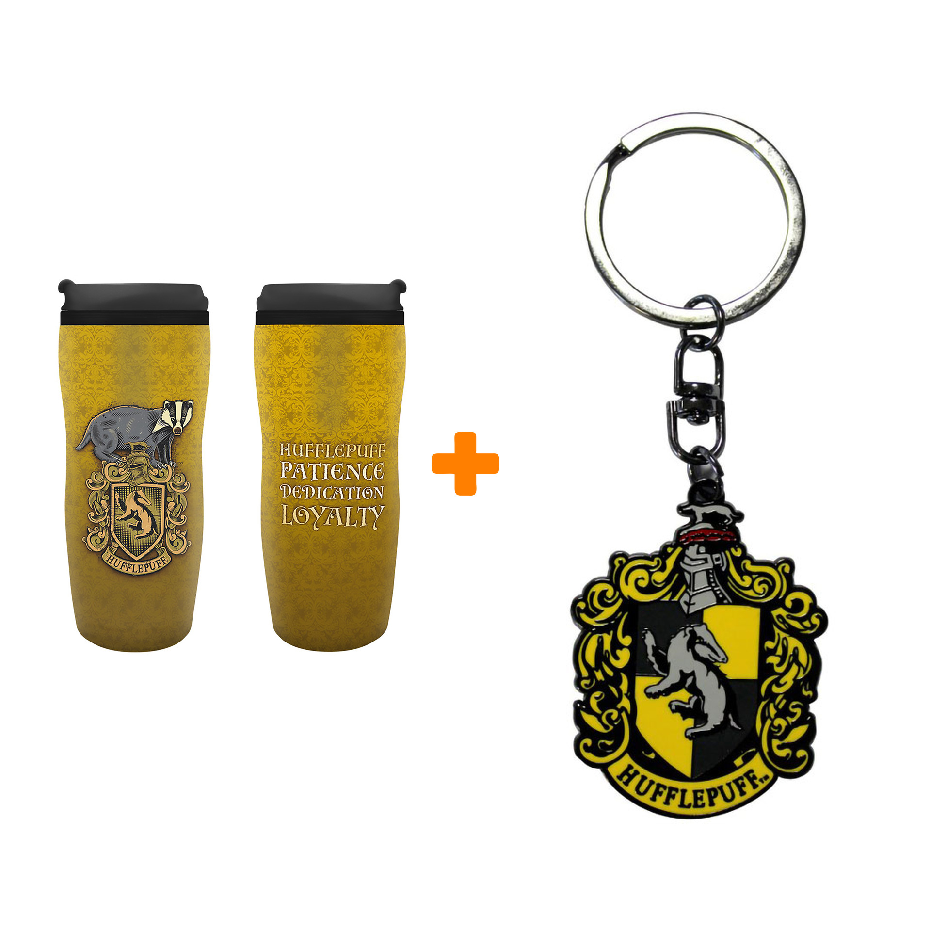 

Набор Harry Potter Hufflepuff кружка-термос + брелок