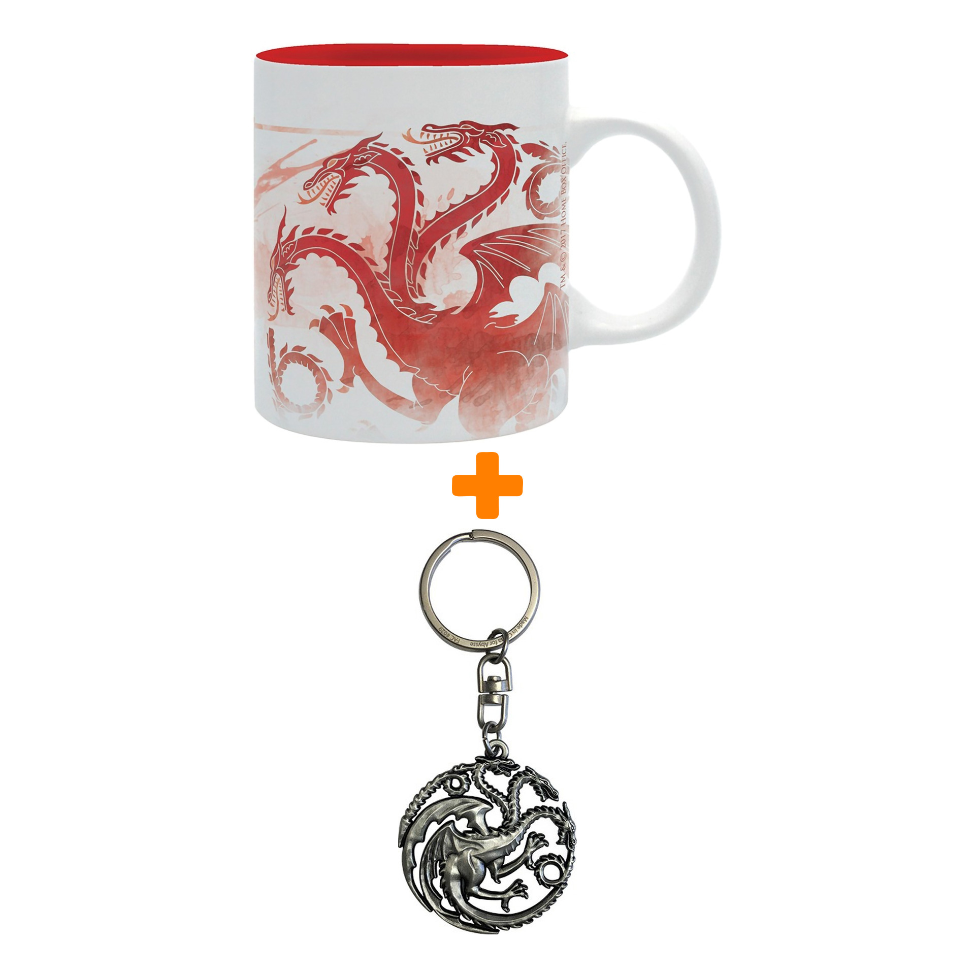 

Набор Game Of Thrones кружка Targaryen + брелок Targaryen 3D