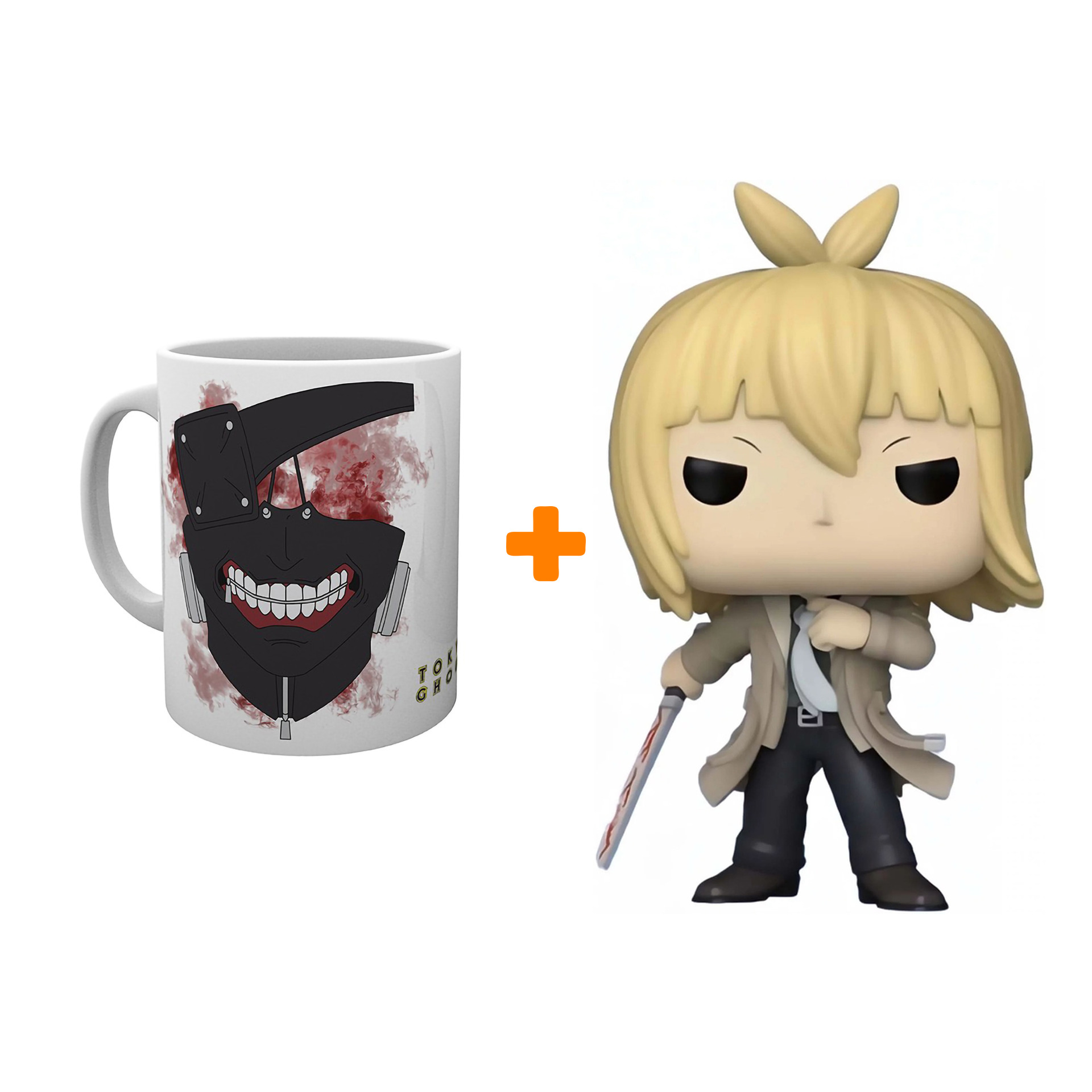 

Набор Tokyo Ghoul фигурка Ginshi Shirazu + кружка Re Mask