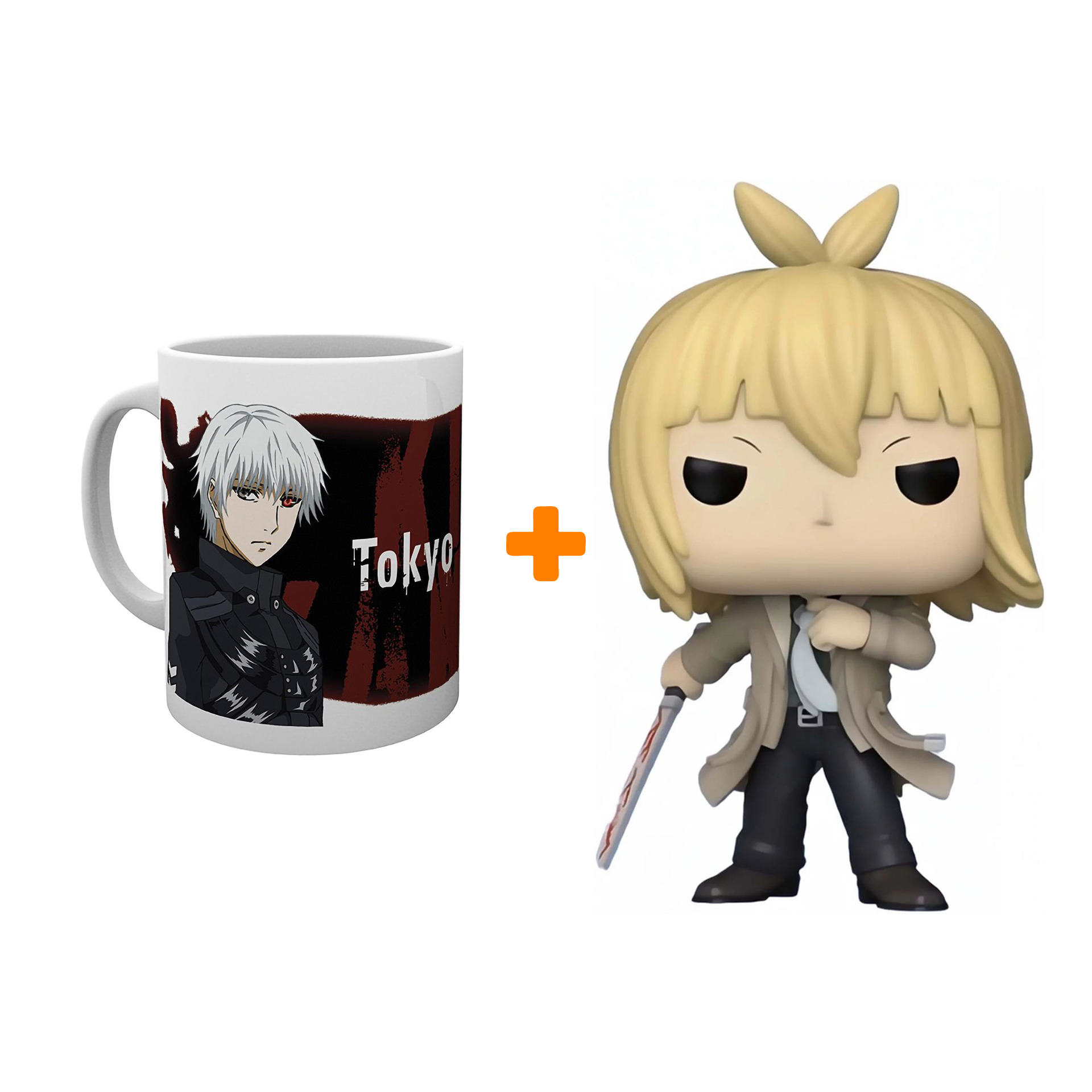 

Набор Tokyo Ghoul фигурка Ginshi Shirazu + кружка Ken Kaneki