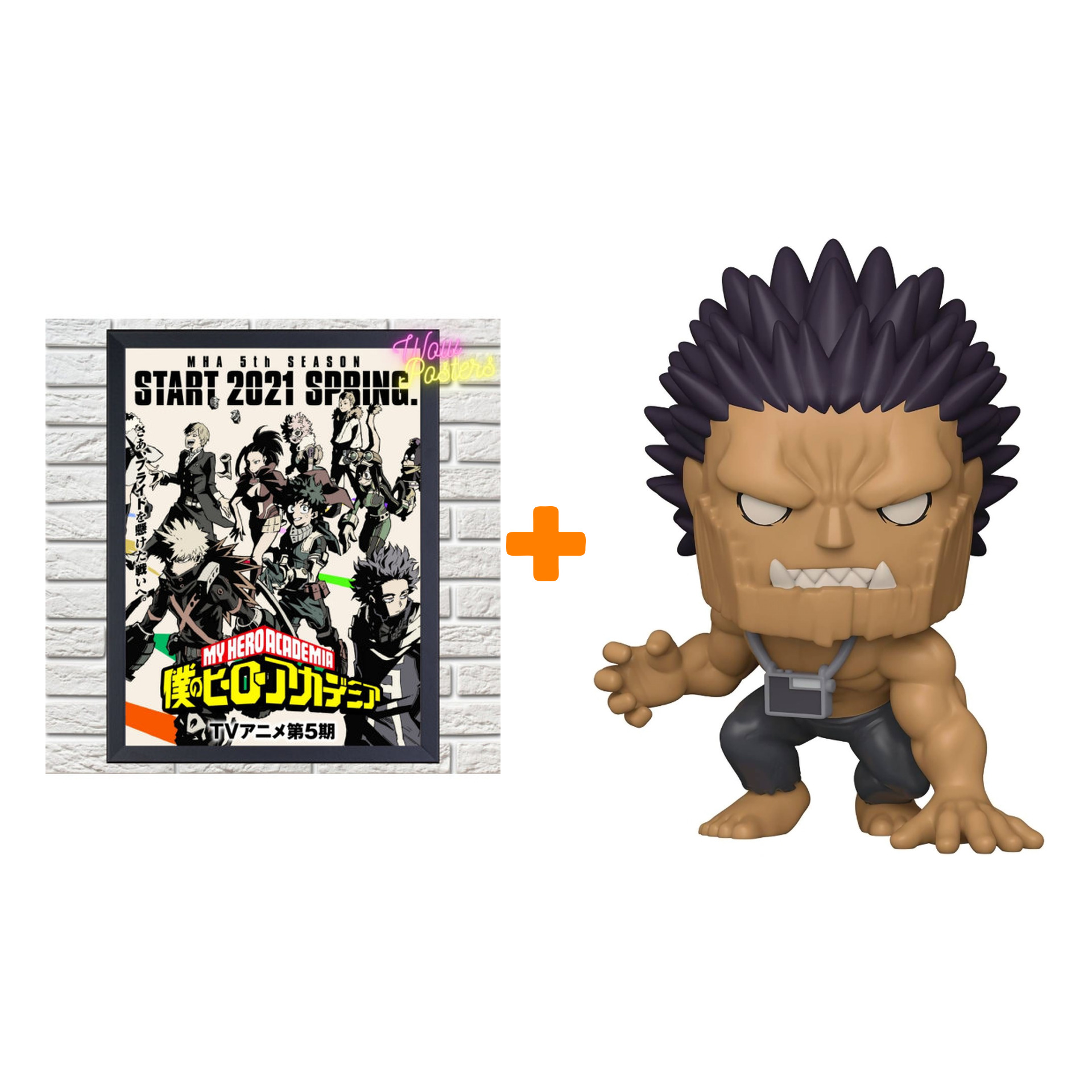 

Набор My Hero Academia фигурка Gigantomachia + постер