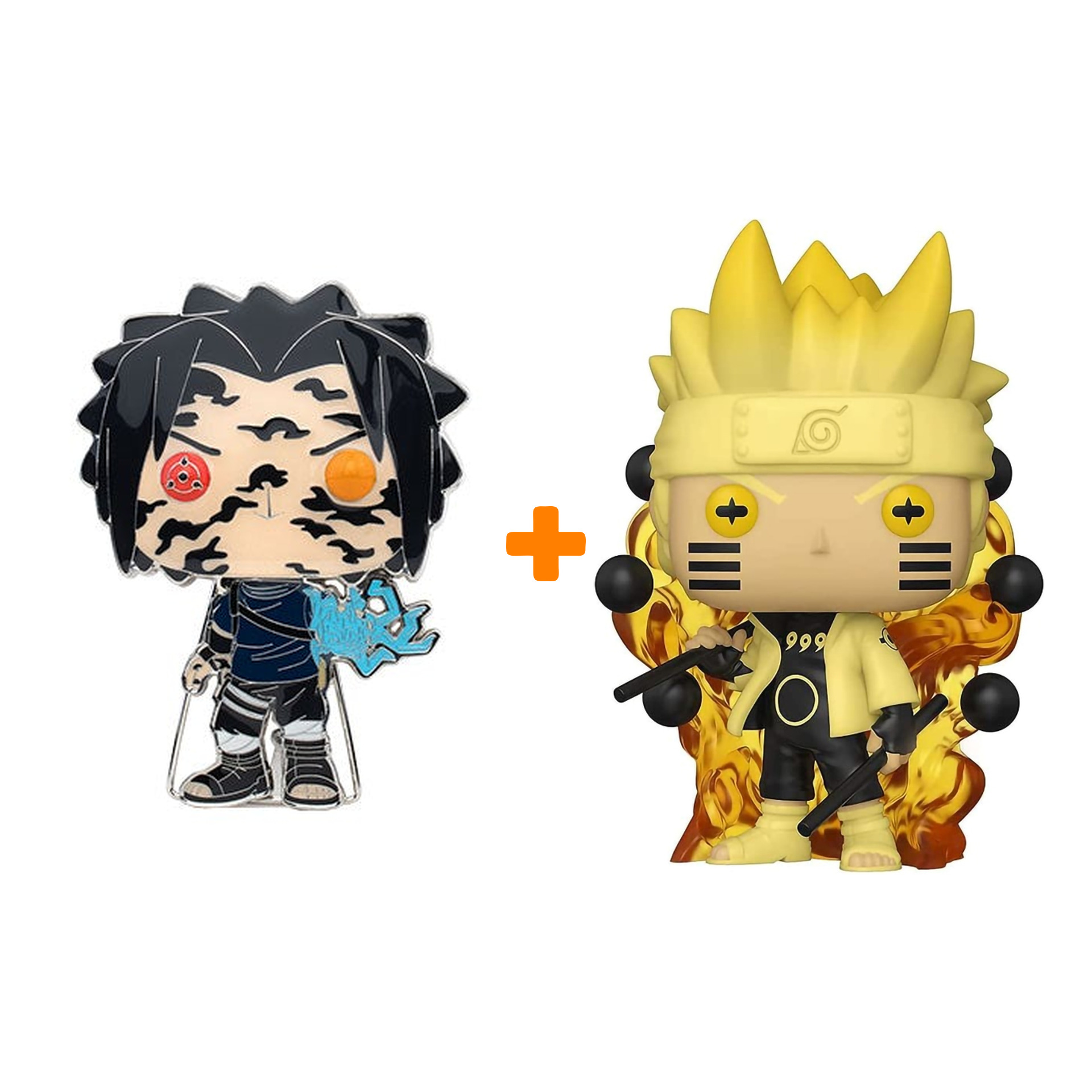 

Набор Naruto Shippuden фигурка Naruto Sixth Path Sage + значок Sasuke Curse Mark