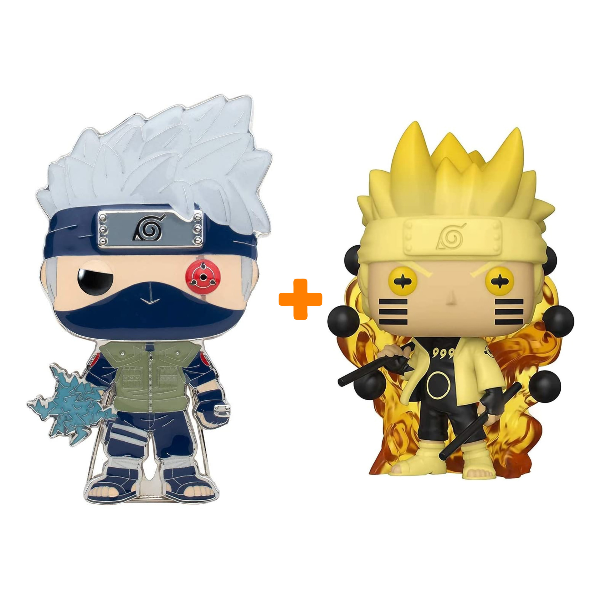 

Набор Naruto Shippuden фигурка Naruto Sixth Path Sage + значок Kakashi