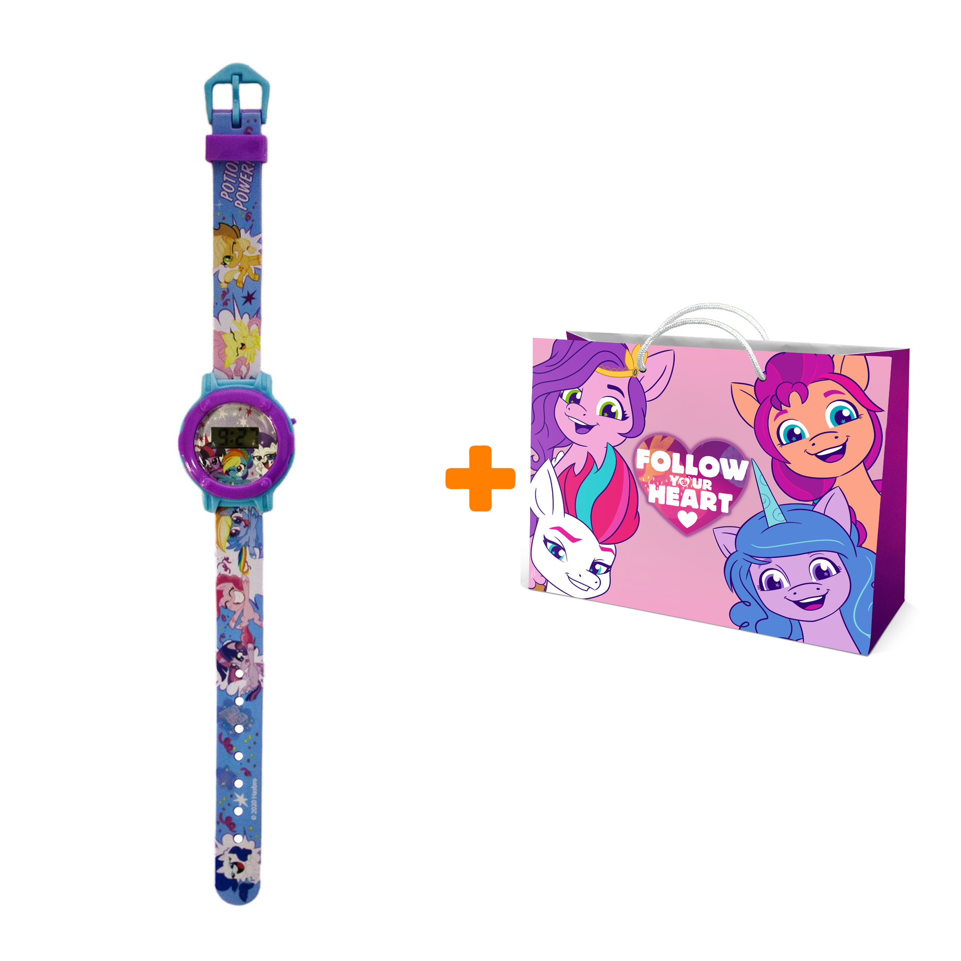 

Набор My Little Pony часы наручные + пакет 9