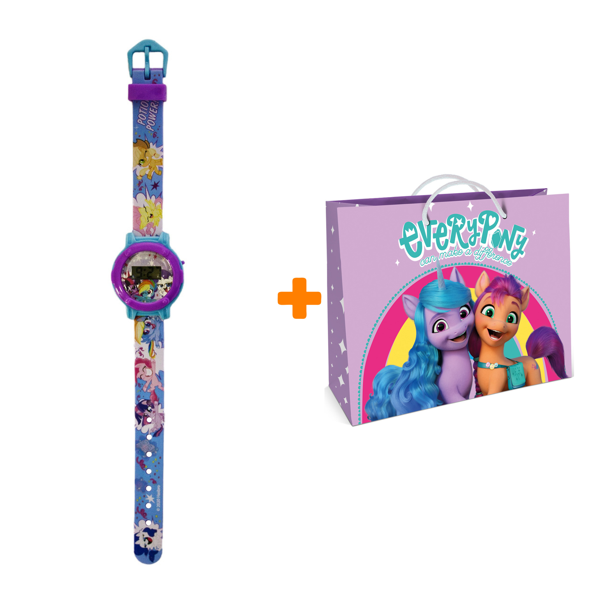 

Набор My Little Pony часы наручные + пакет Follow Your Heart