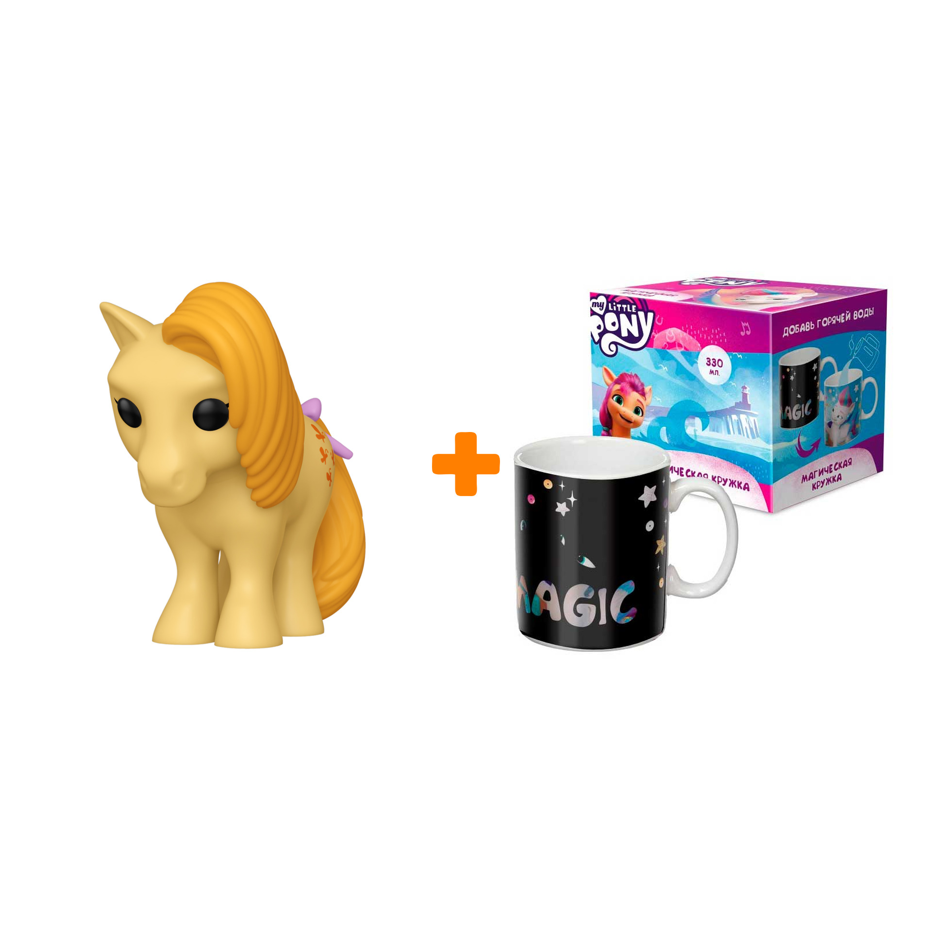 

Набор My Little Pony фигурка Butterscotch + термо-кружка Новое поколение голубая