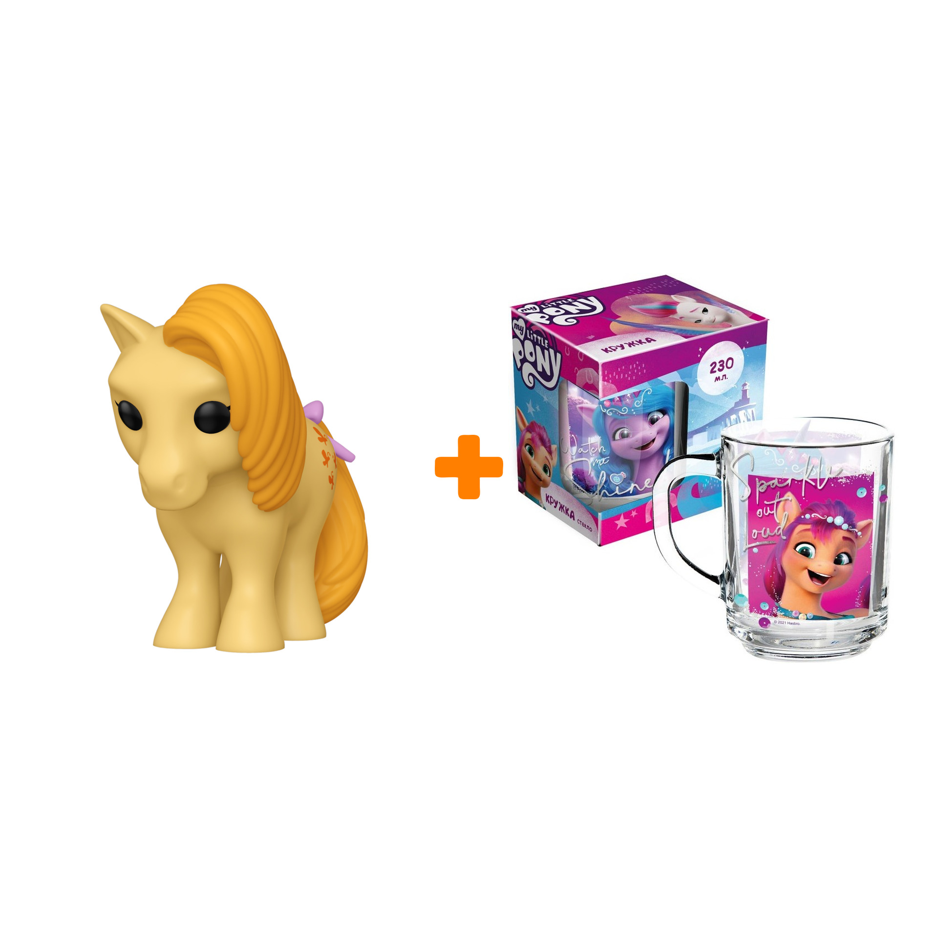 

Набор My Little Pony фигурка Butterscotch + кружка Сияй