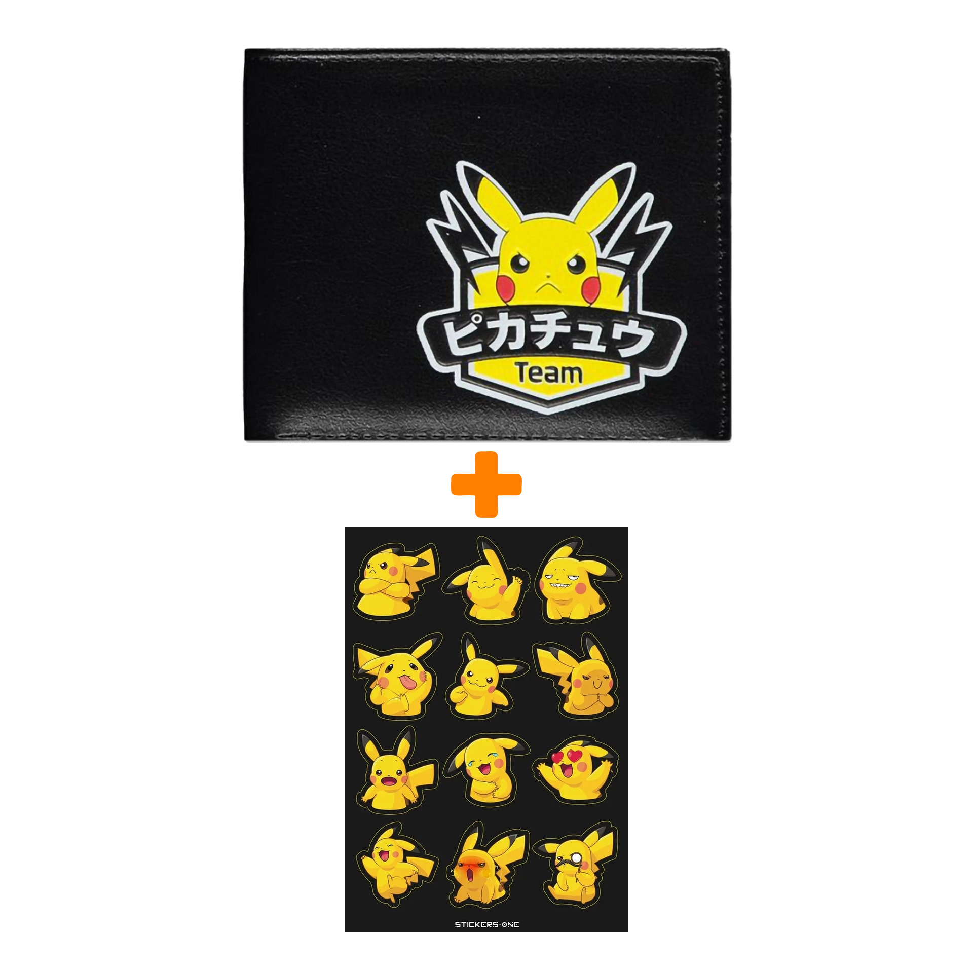 Набор Pokemon кошелёк Olympics Team Picachu + стикерпак Pika #2
