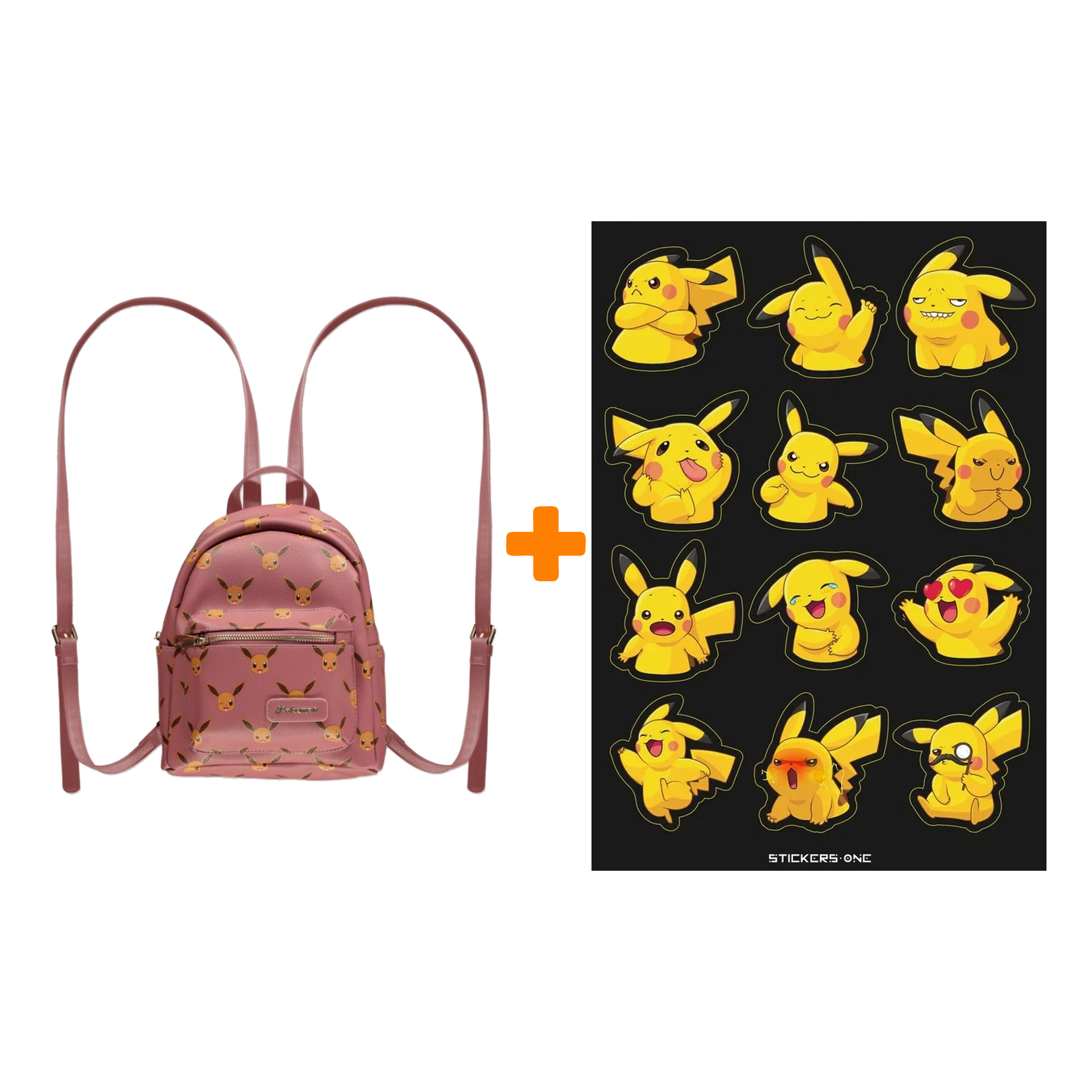 Набор Pokemon рюкзак Eevee Mini + стикерпак Pika #2