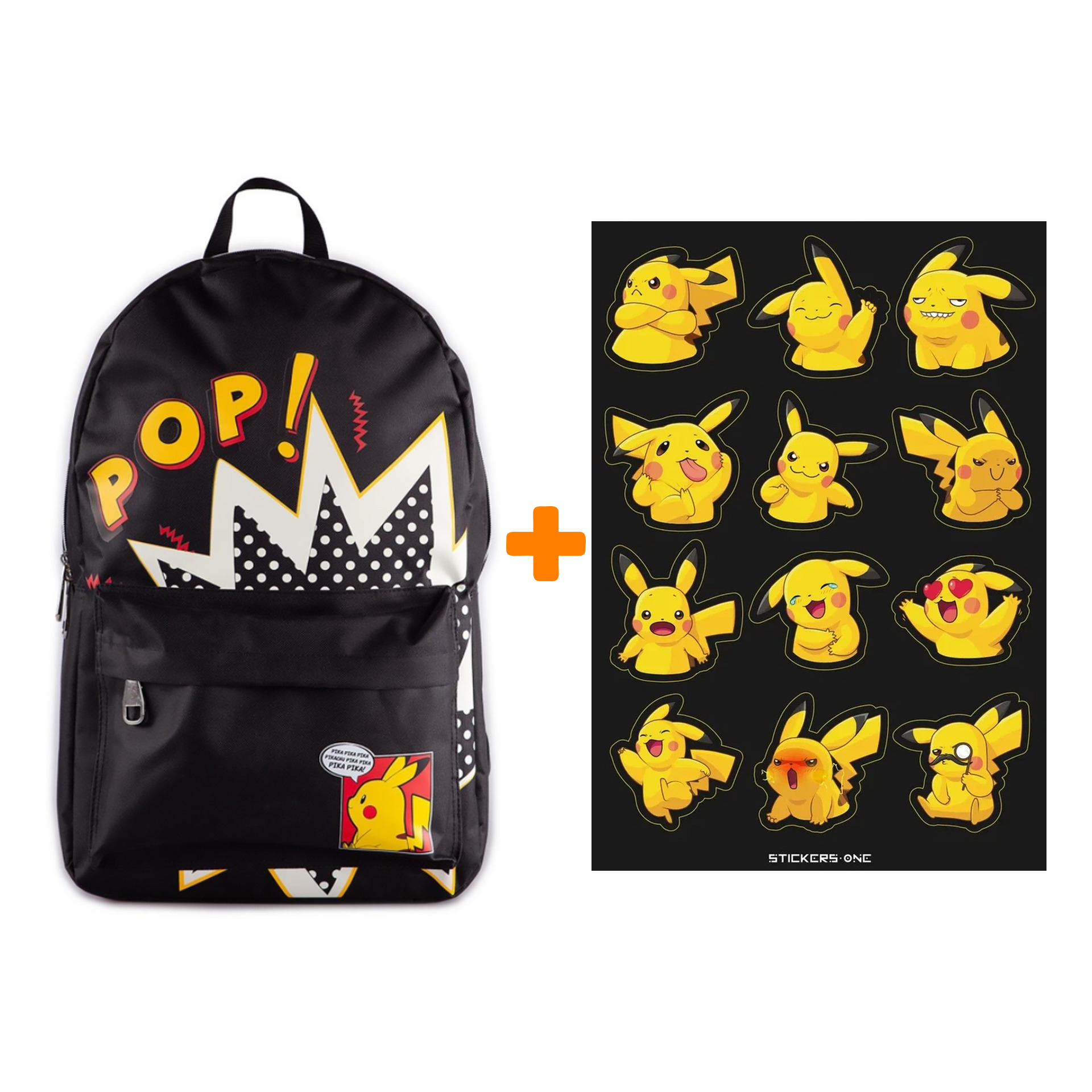 

Набор Pokemon рюкзак Pokemon Pop! + стикерпак Pika #2