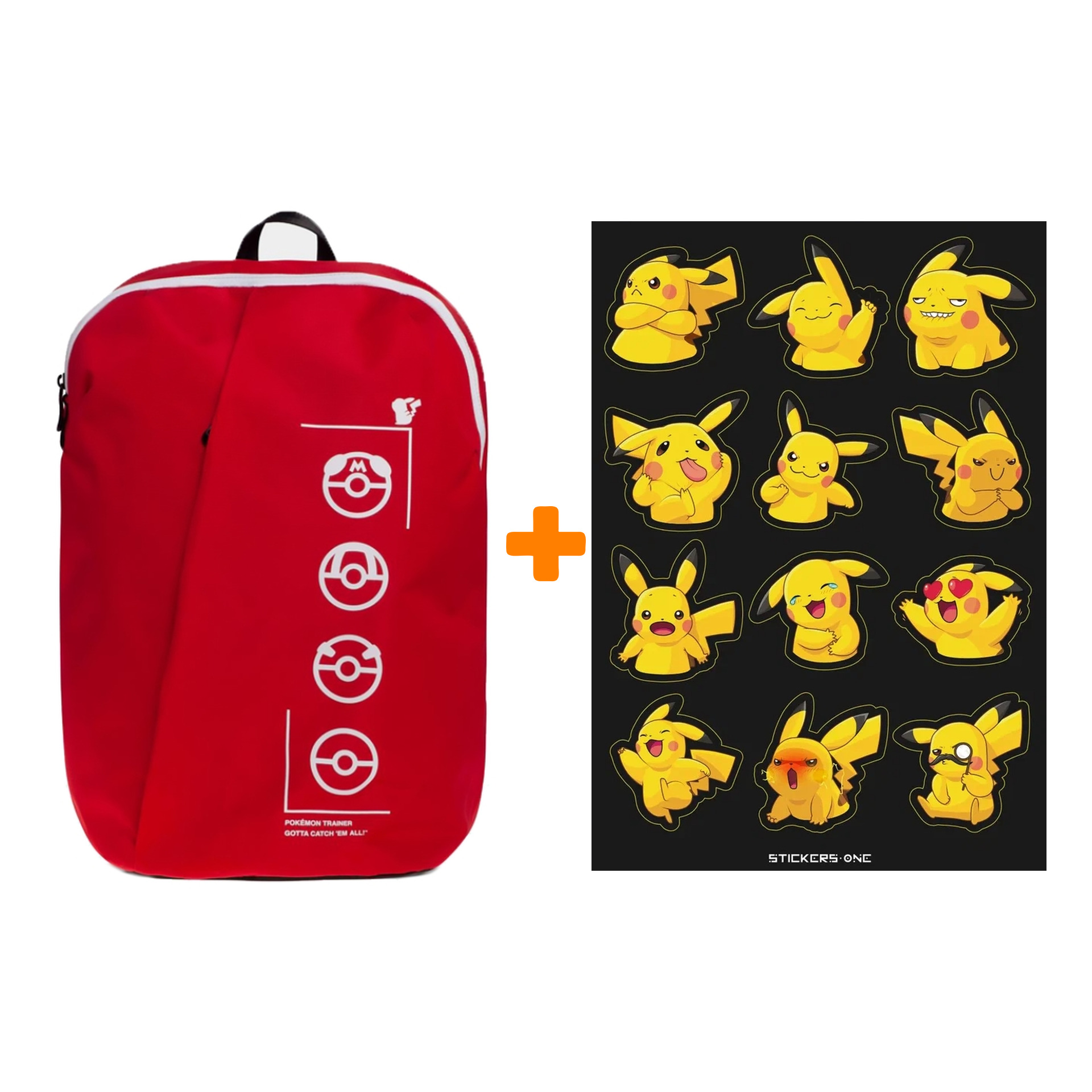 

Набор Pokemon рюкзак Technical + стикерпак Pika #2