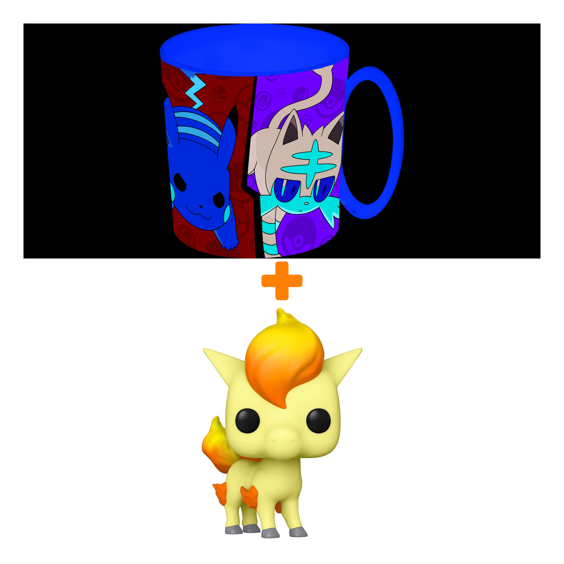 Набор Pokemon фигурка Ponyta + кружка для СВЧ
