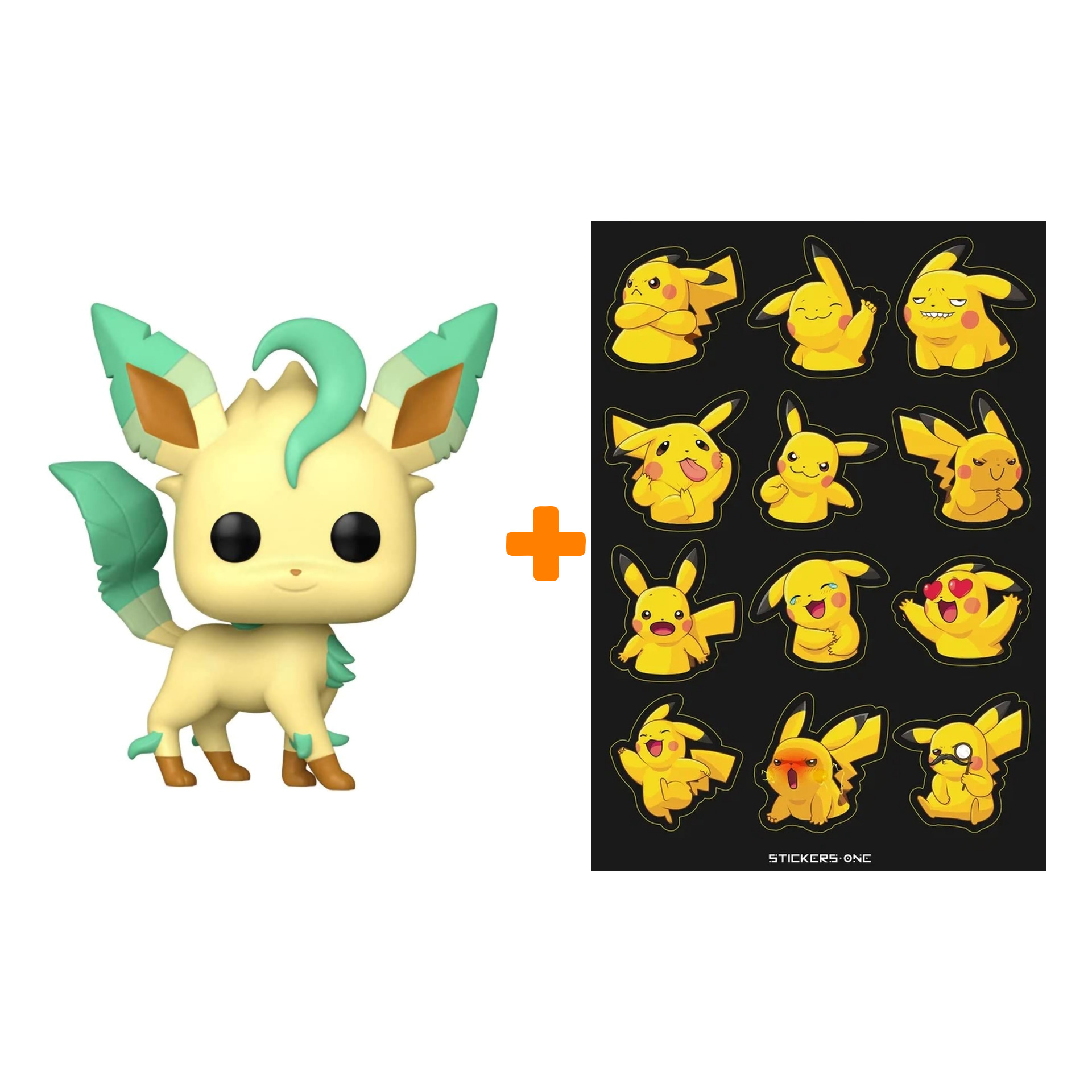 

Набор Pokemon фигурка Leafeon + стикерпак Pika #2