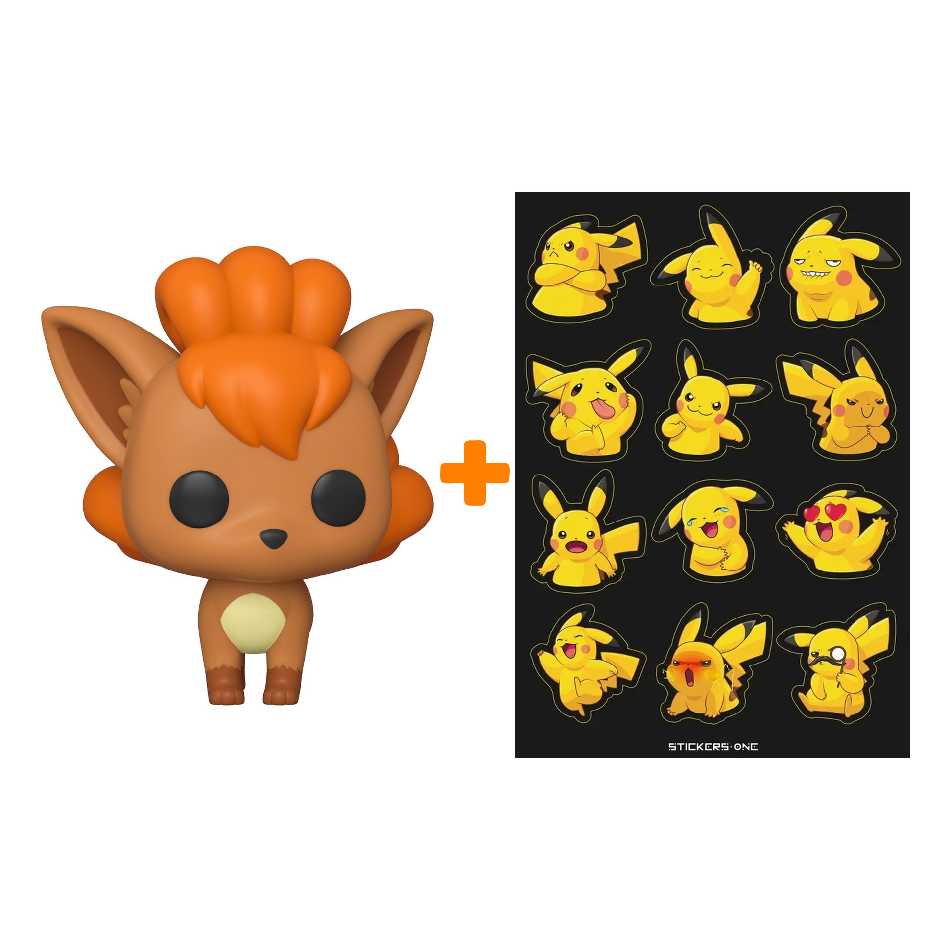 

Набор Pokemon фигурка Vulpix + стикерпак Pika #2