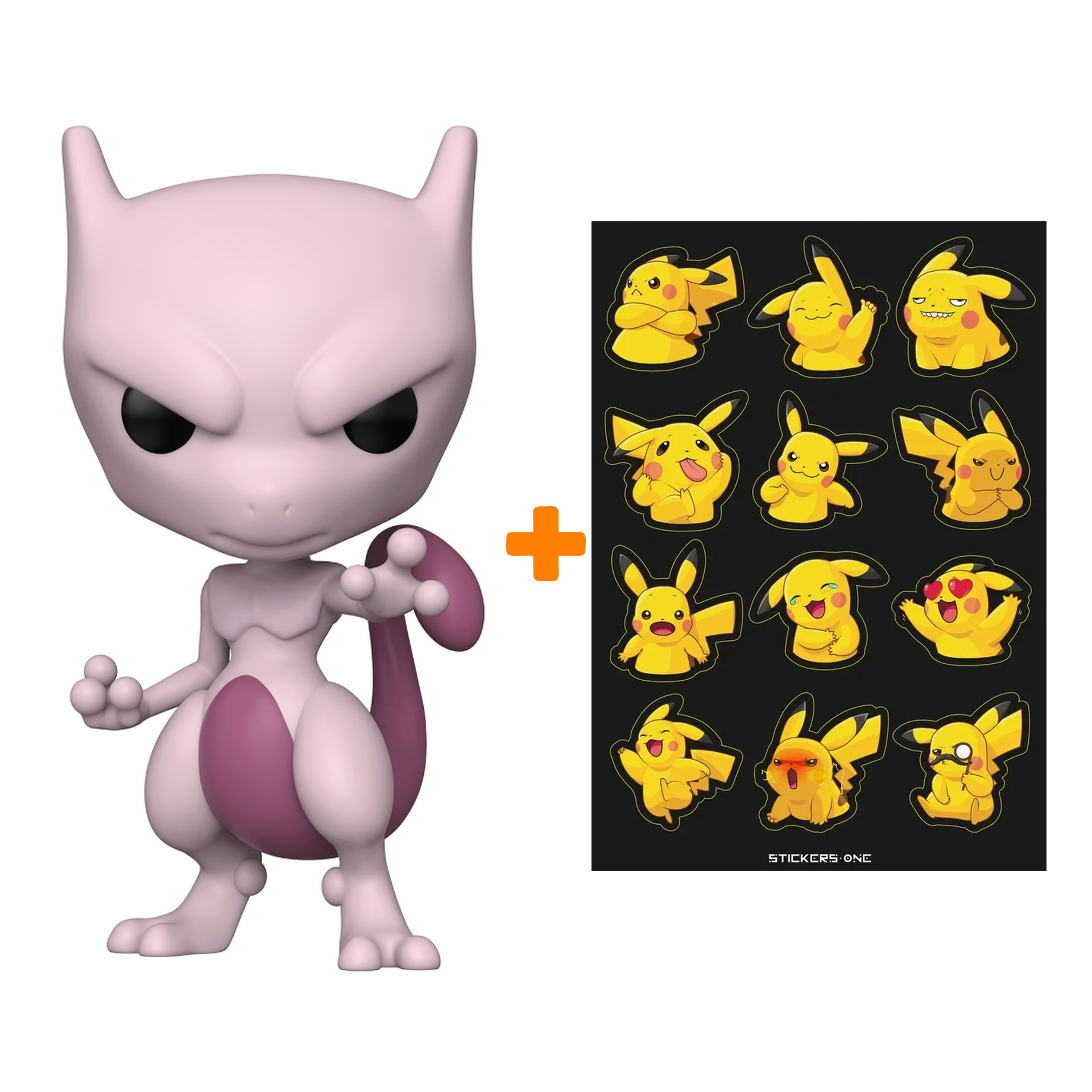 

Набор Pokemon фигурка Mewtwo 10" + стикерпак Pika #2