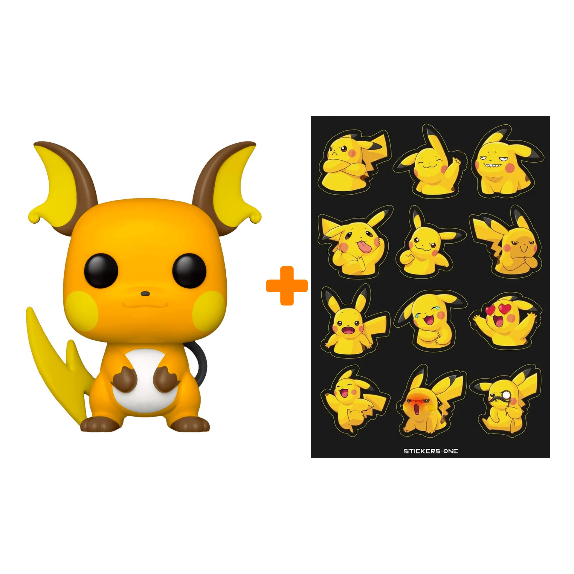 

Набор Pokemon фигурка Raichu + стикерпак Pika #2