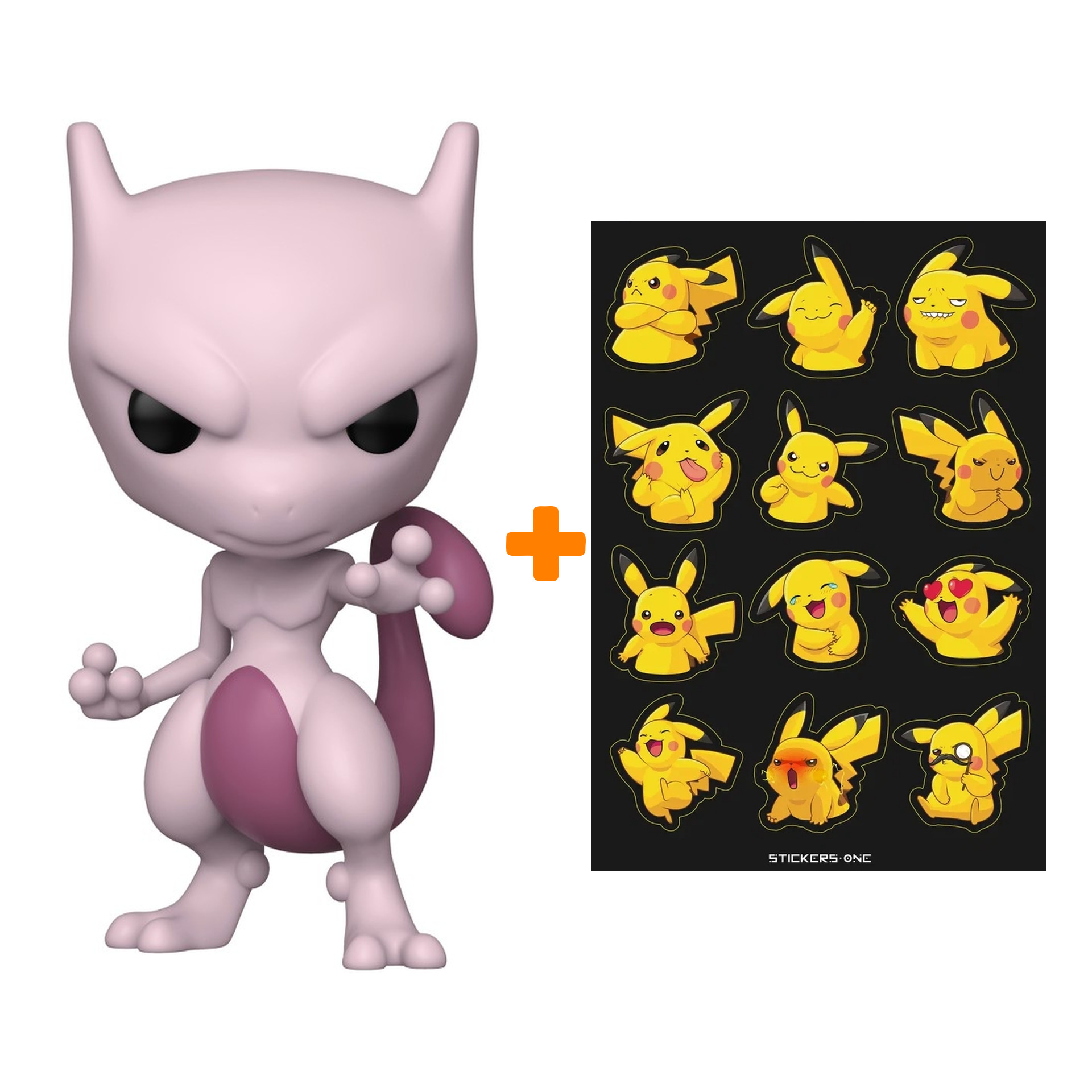 

Набор Pokemon фигурка Mewtwo + стикерпак Pika #2