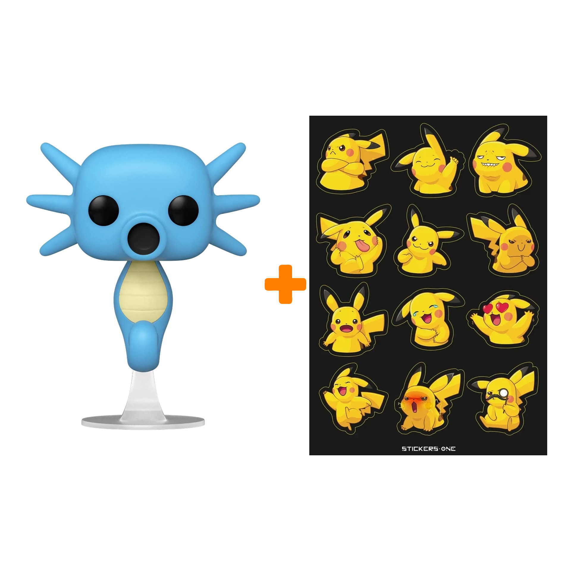 

Набор Pokemon фигурка Horsea + стикерпак Pika #2