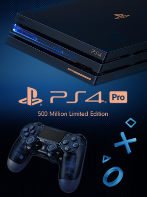 Скоро в продаже юбилейное издание консоли 500 Million Limited Edition PlayStation 4 Pro
