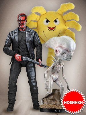 Новые фигурки, мягкие игрушки от NECA