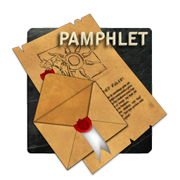 Памфлет. Воссозданные предметы из игры (PDF формат).