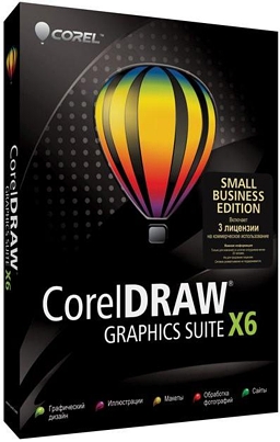 CorelDRAW Graphics Suite X6 - Small Business Edition (английская версия) цена и фото