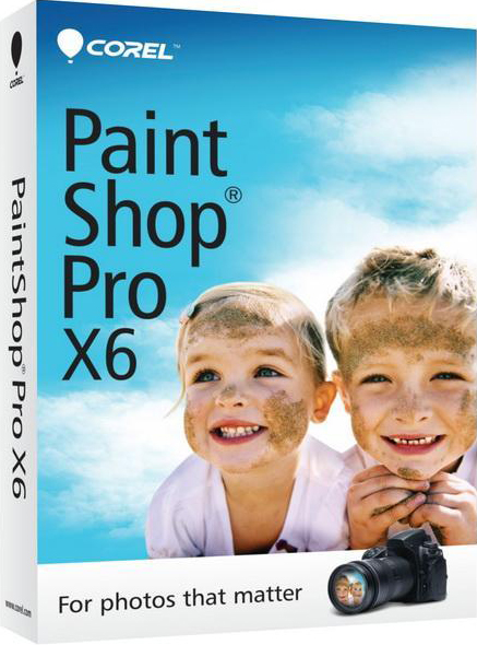 PaintShop Pro X6 (английская версия) цена и фото