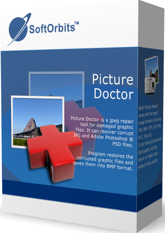 SoftOrbits Picture Doctor (Доктор изображений для JPEG и PSD) (Цифровая версия)