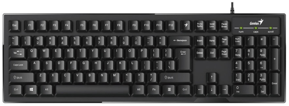 Клавиатура Genius Smart KB-102 проводная для PC (черная)