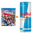  WWE 2K Battlegrounds [PS4,  ] +   Red Bull   250