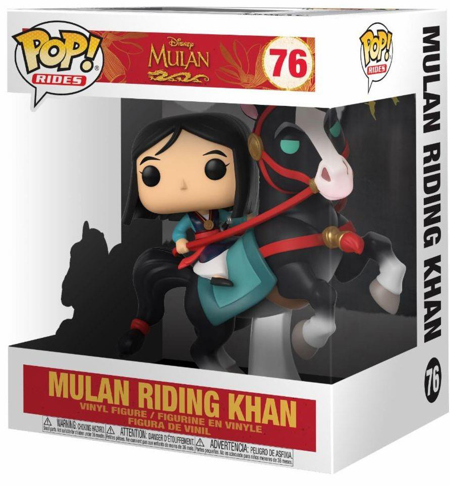  Funko POP Rides Disney: Mulan  Mulan Riding Khan (9,5 )