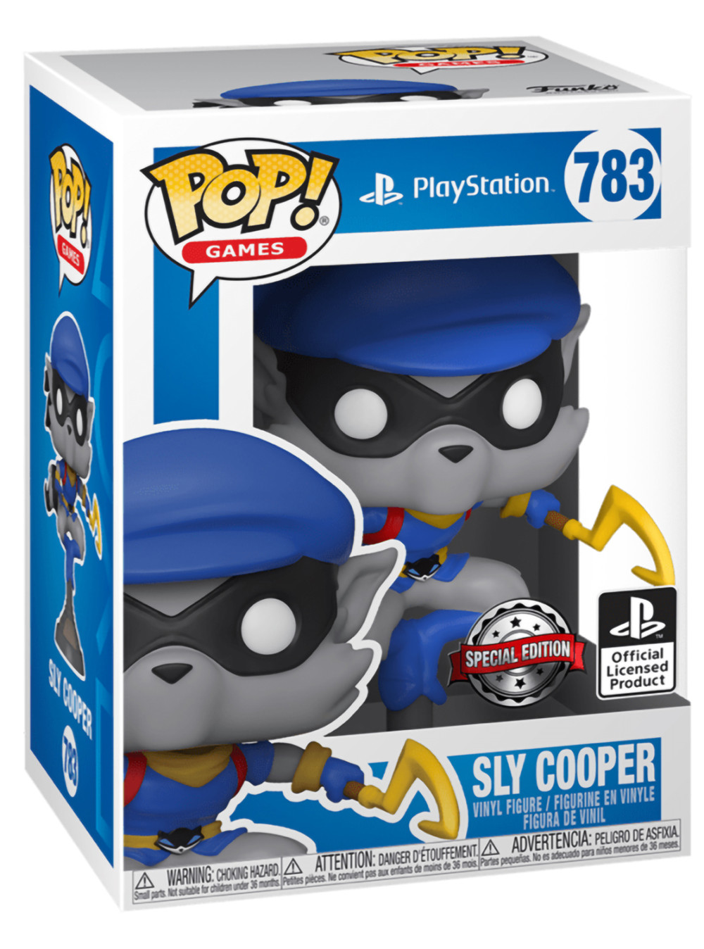  Funko POP Games: PlayStation Sly Cooper – Sly Cooper Exclusive (9,5 )