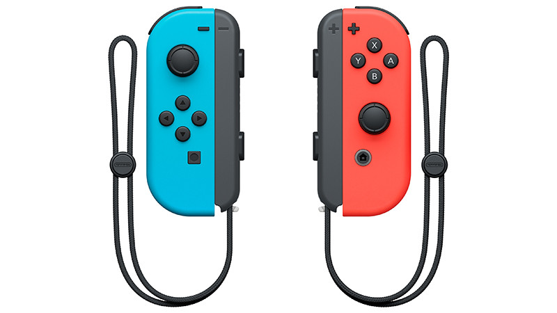 Набор контроллеров Joy-Con для Nintendo Switch (неоновый красный/неоновый синий)
