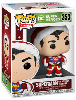 Фигурка Funko POP Holiday: DC Super Heroes – Superman In Sweater (9,5 см)
