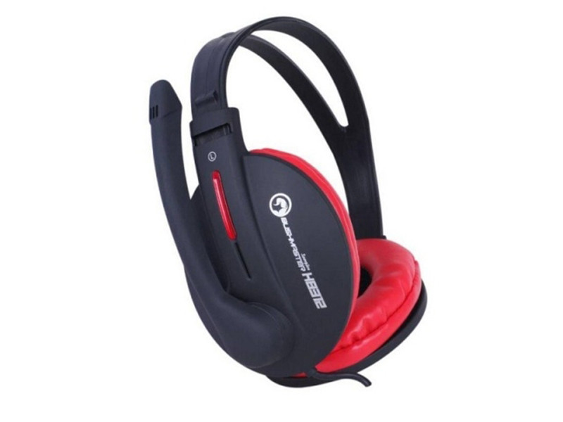 Проводная игровая стерео гарнитура Marvo H8312 BK+RD для PC